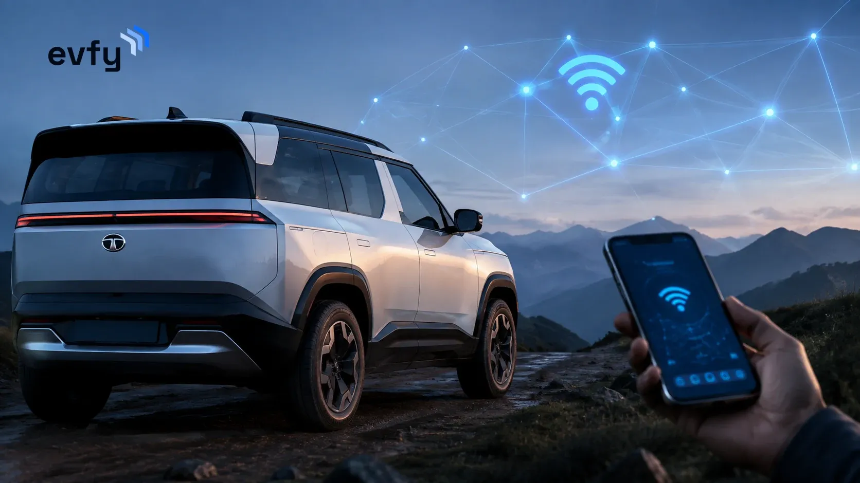 Tata Sierra.ev Gets Built-In 5G
