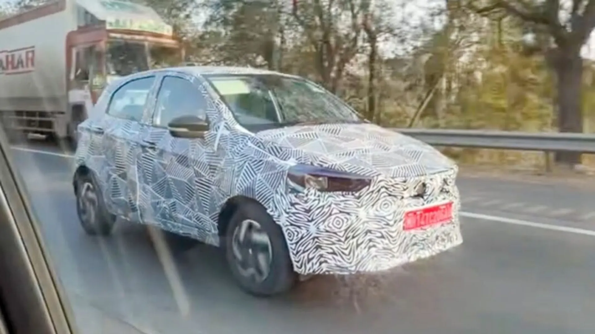 Tata Tiago EV 2026 Facelift Spy Shots