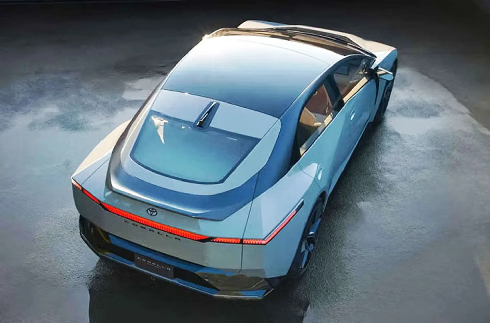 Toyota Corolla EV Concept - Top