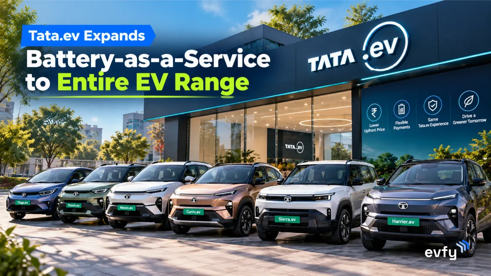 Tata.ev Expands BaaS to Its Entire EV Range