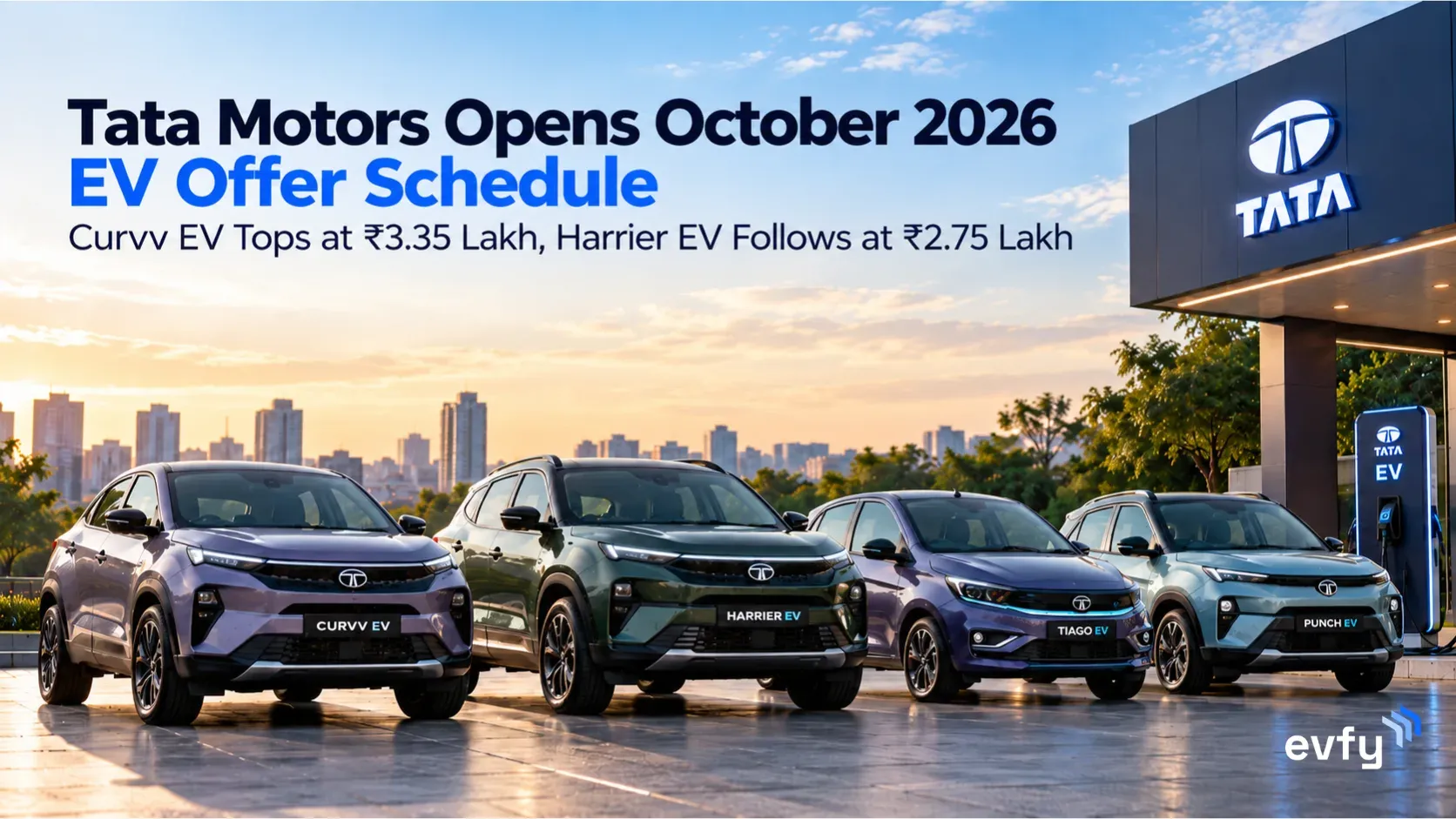 Tata EV Discounts October 2026: Curvv EV, Harrier EV, Nexon EV Offers Explained