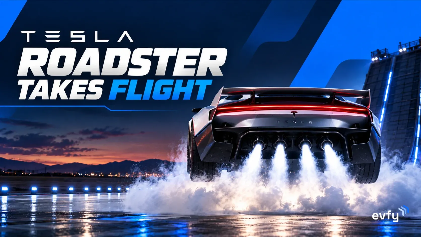 Tesla Roadster Takes Flight: SpaceX Thrusters, 3 Trims, 0-60 Under 0.9 Sec and 2028 Production
