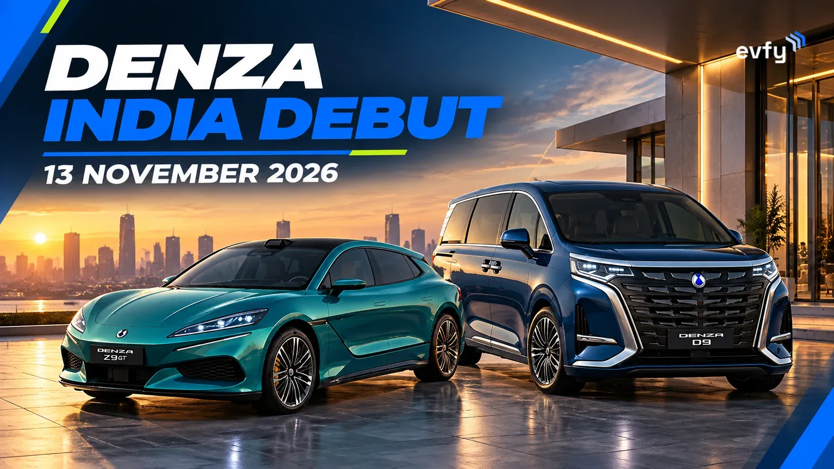 BYD Denza Sets India Debut Date: Brand Entry Confirmed For 13 November, D9 MPV And Z9 GT Reported As First Models