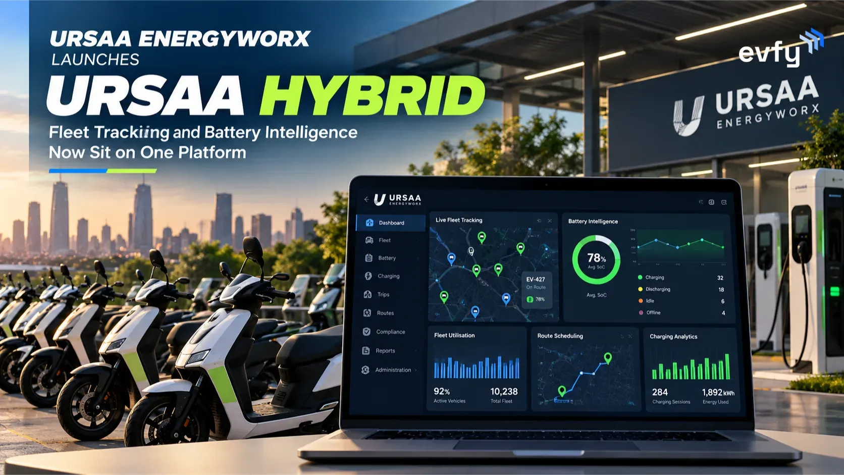 Ursaa Energyworx Launches Ursaa Hybrid: Fleet Tracking and Battery Intelligence Now Sit on One Platform