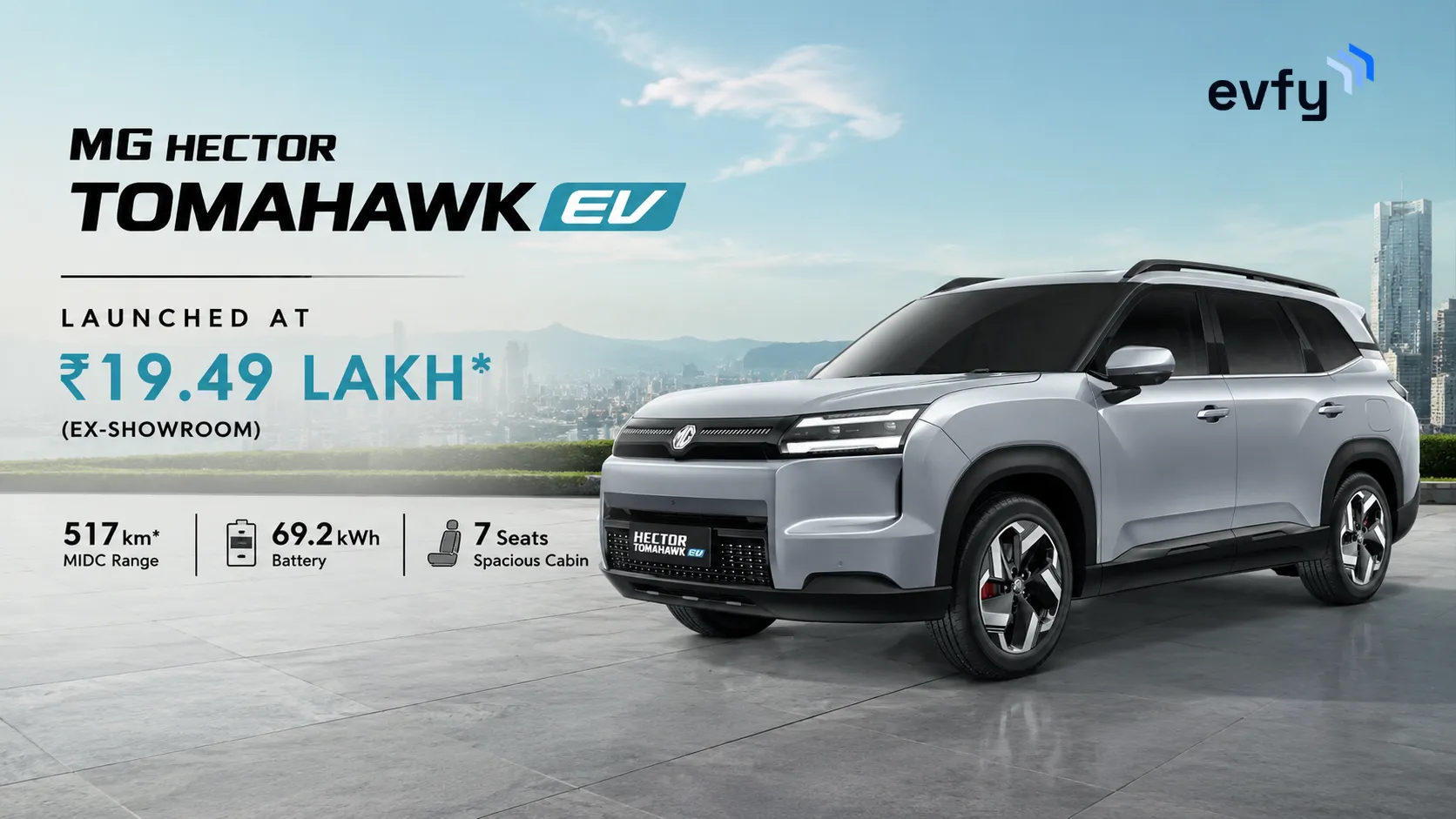 MG Hector Tomahawk EV Launched