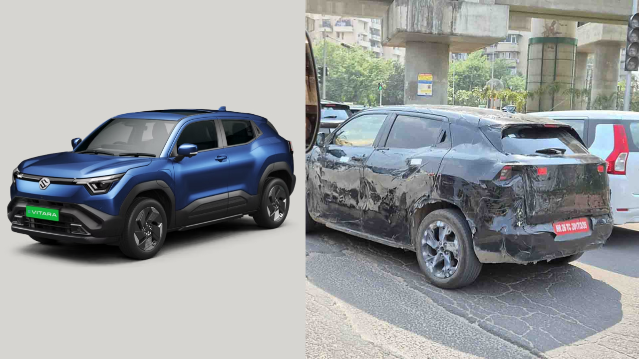 e vitara spied in gurgaon