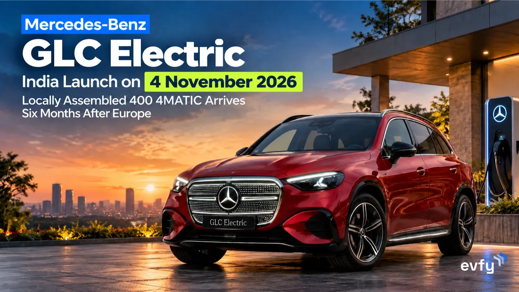 Mercedes-Benz GLC Electric Set for 4 November India Debut
