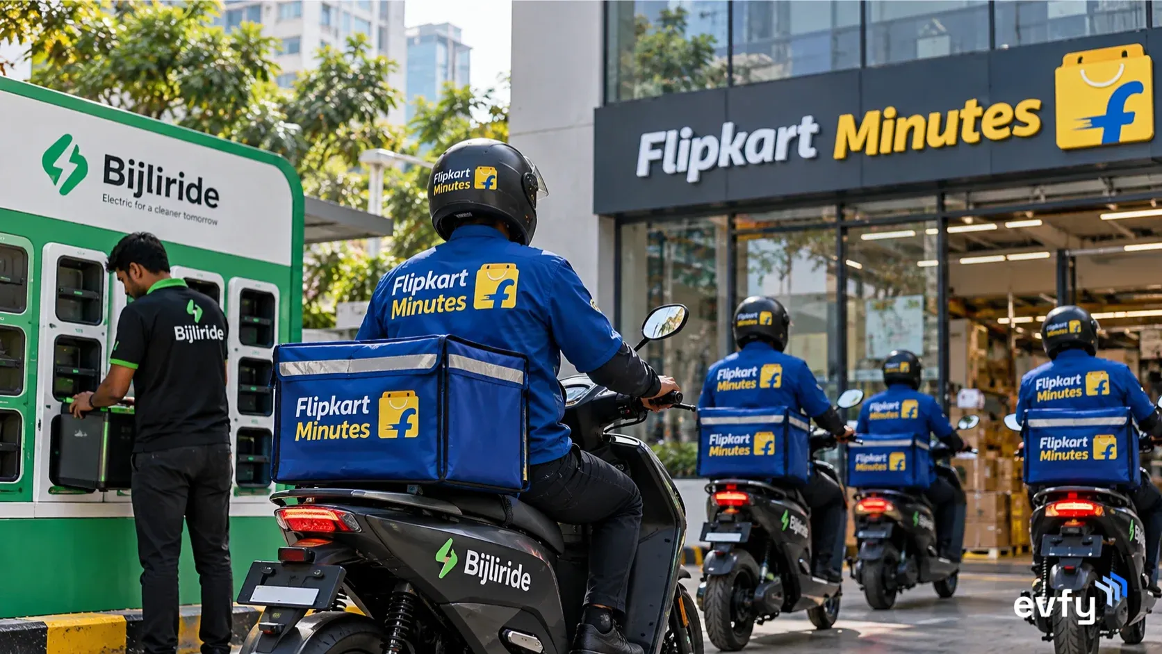Bijliride Brings Electric Two-Wheelers to Flipkart Minutes Deliveries: Phased Festive-Season Rollout Starts Across Five Metros
