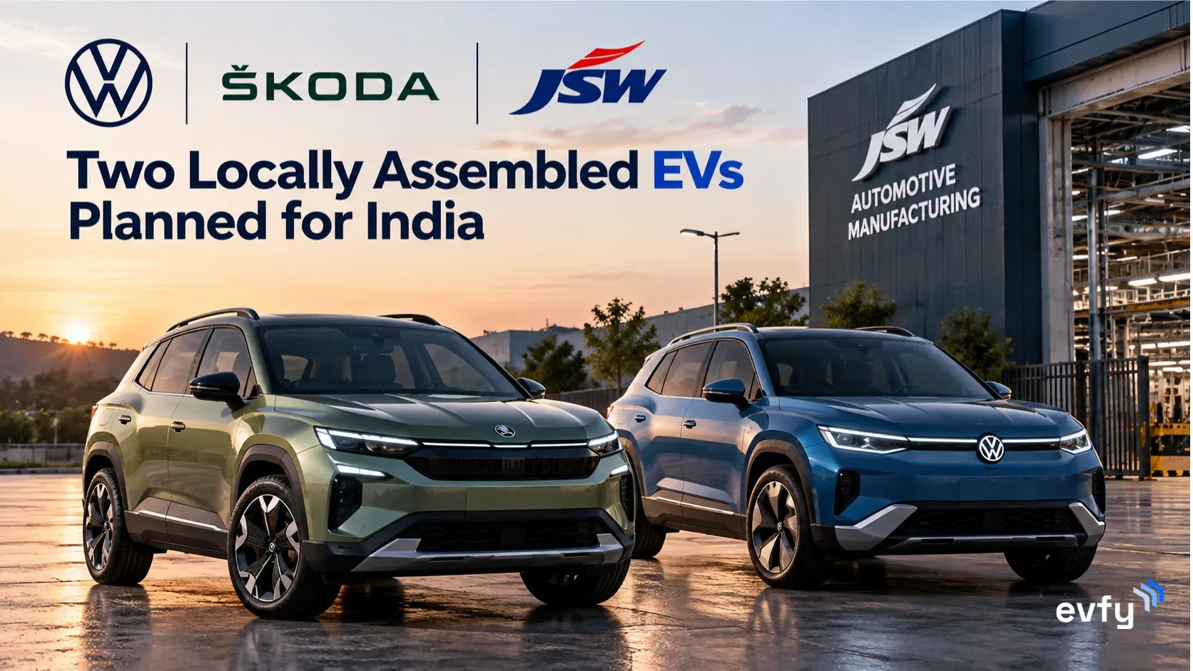 Volkswagen Group Plans Two Made-in-India EVs by 2028: JSW Alliance, Plants and What Is Confirmed