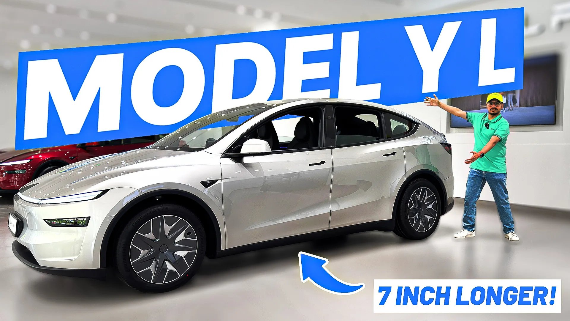 Tesla Model Y L India Walkaround & First Look