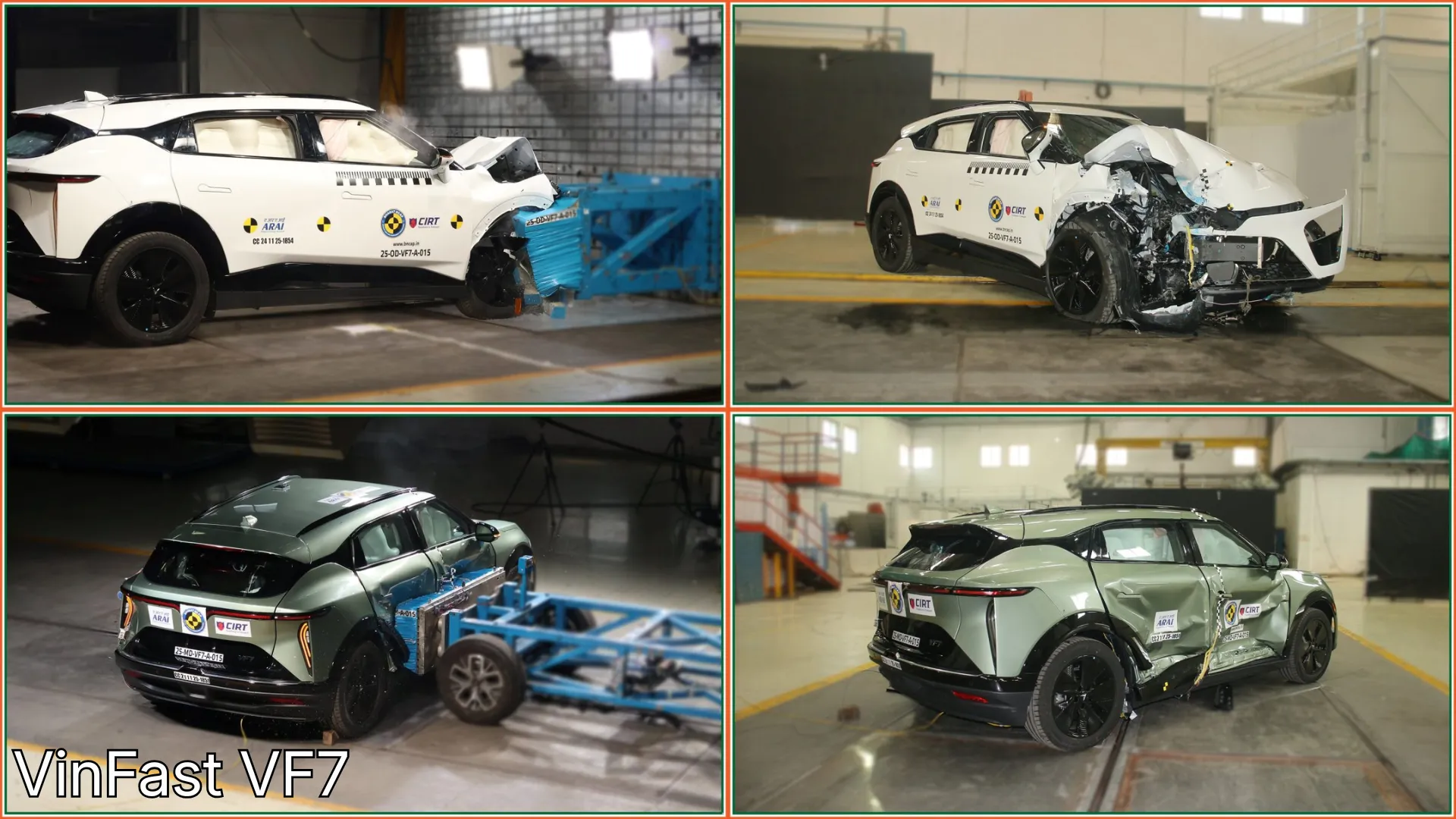 VinFast VF7 BNCAP Safety Test - Gets 5-Star Rating