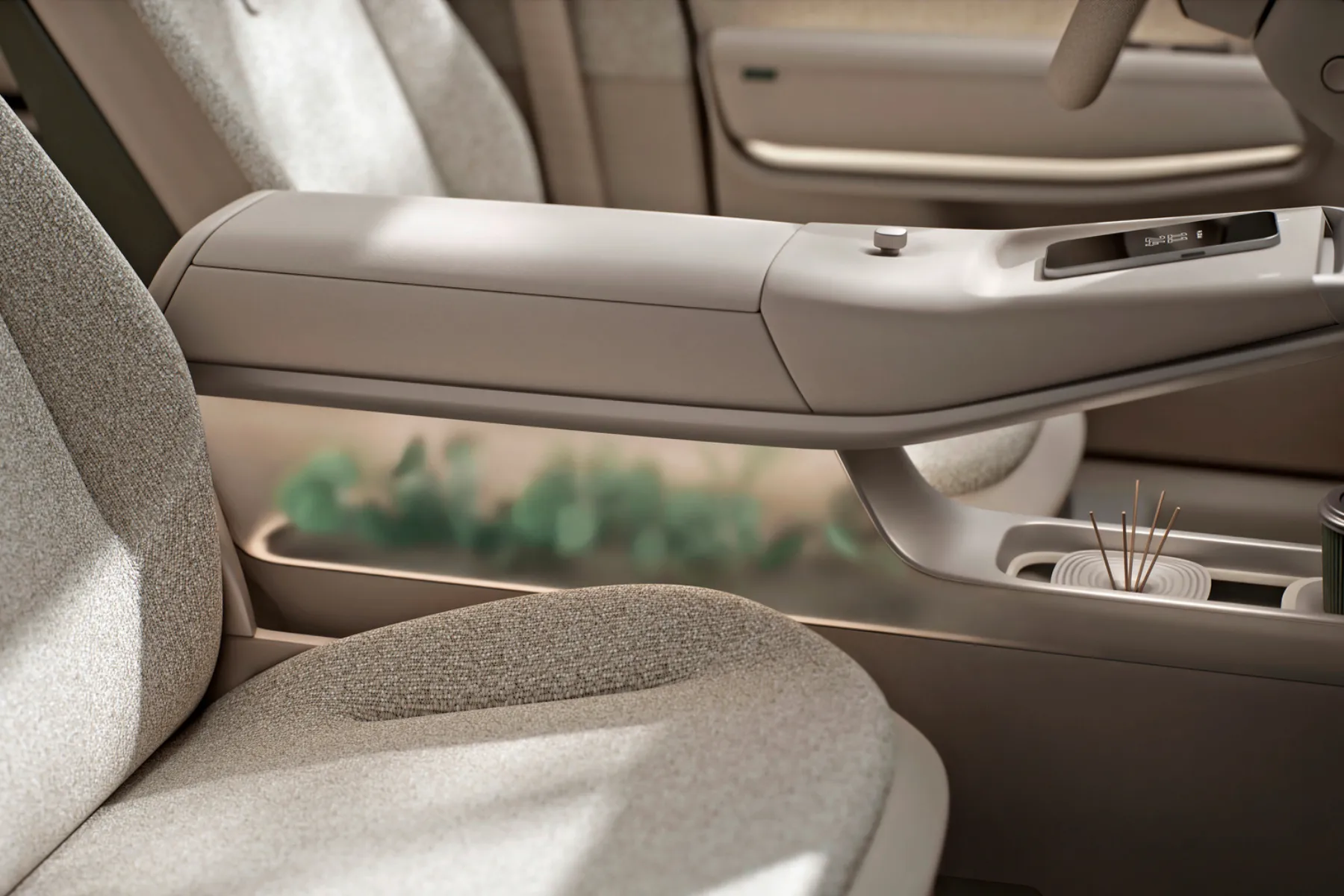 Volkswagen ID.CROSS Concept - Interior with Plants