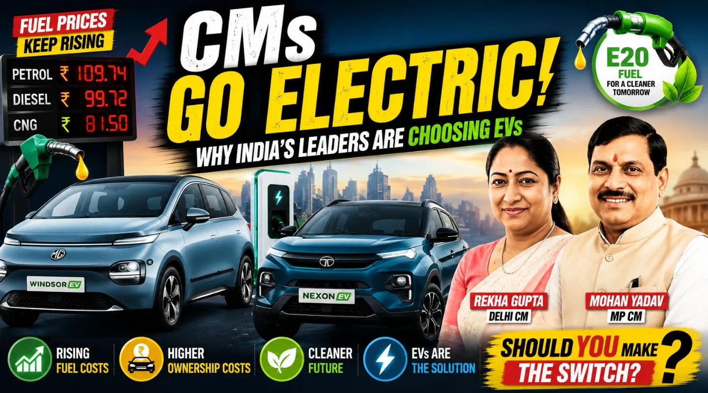 Which Chief Ministers Drive EVs? The Bigger Story Behind India’s Electric Push