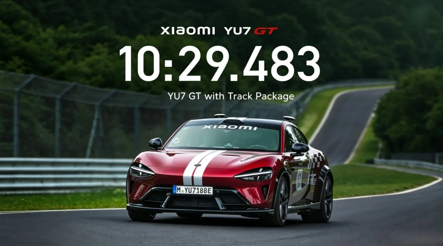 Xiaomi YU7 GT Creates History With World's First Autonomous Nurburgring Lap