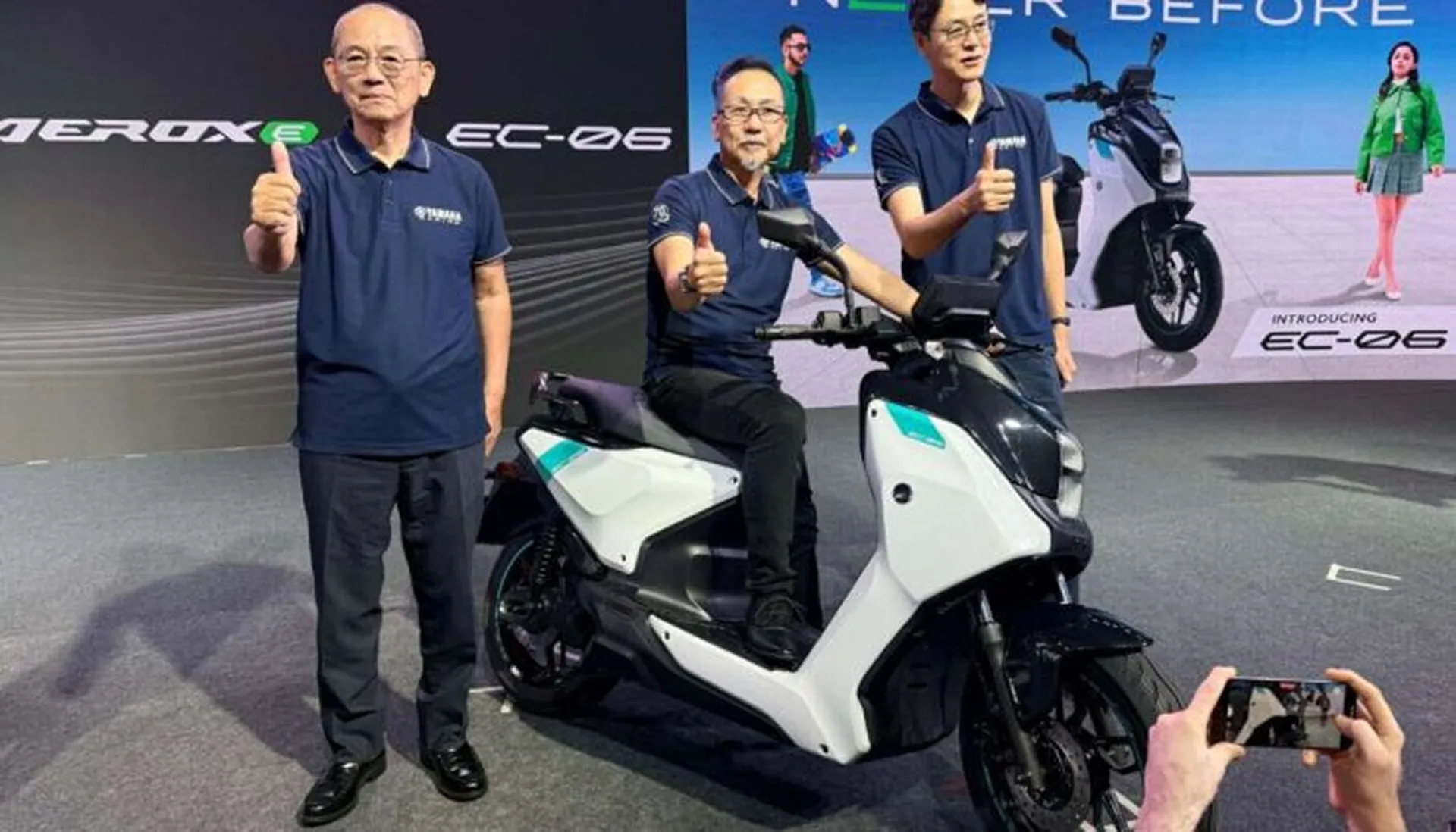 Yamaha EC-06 Electric Scooter Unveiled for India