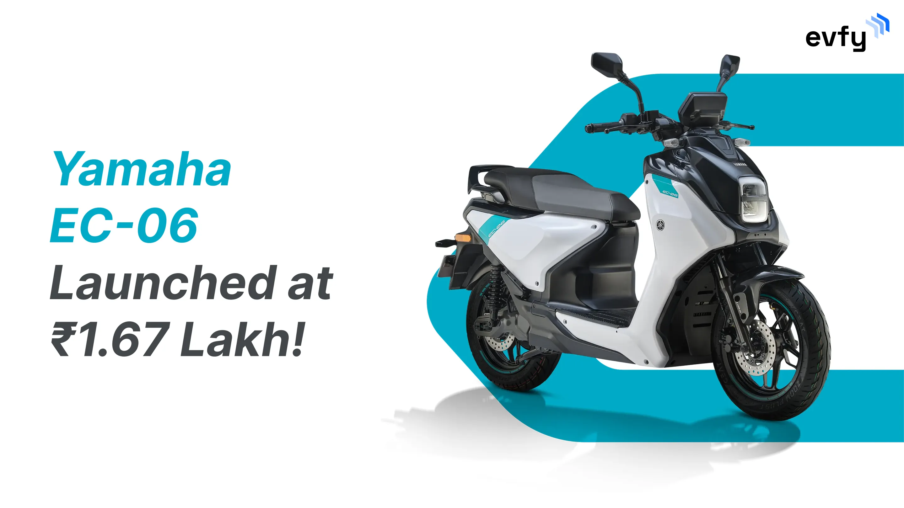 Yamaha EC-06 e-Scooter Launched at ₹1.67 Lakh in India