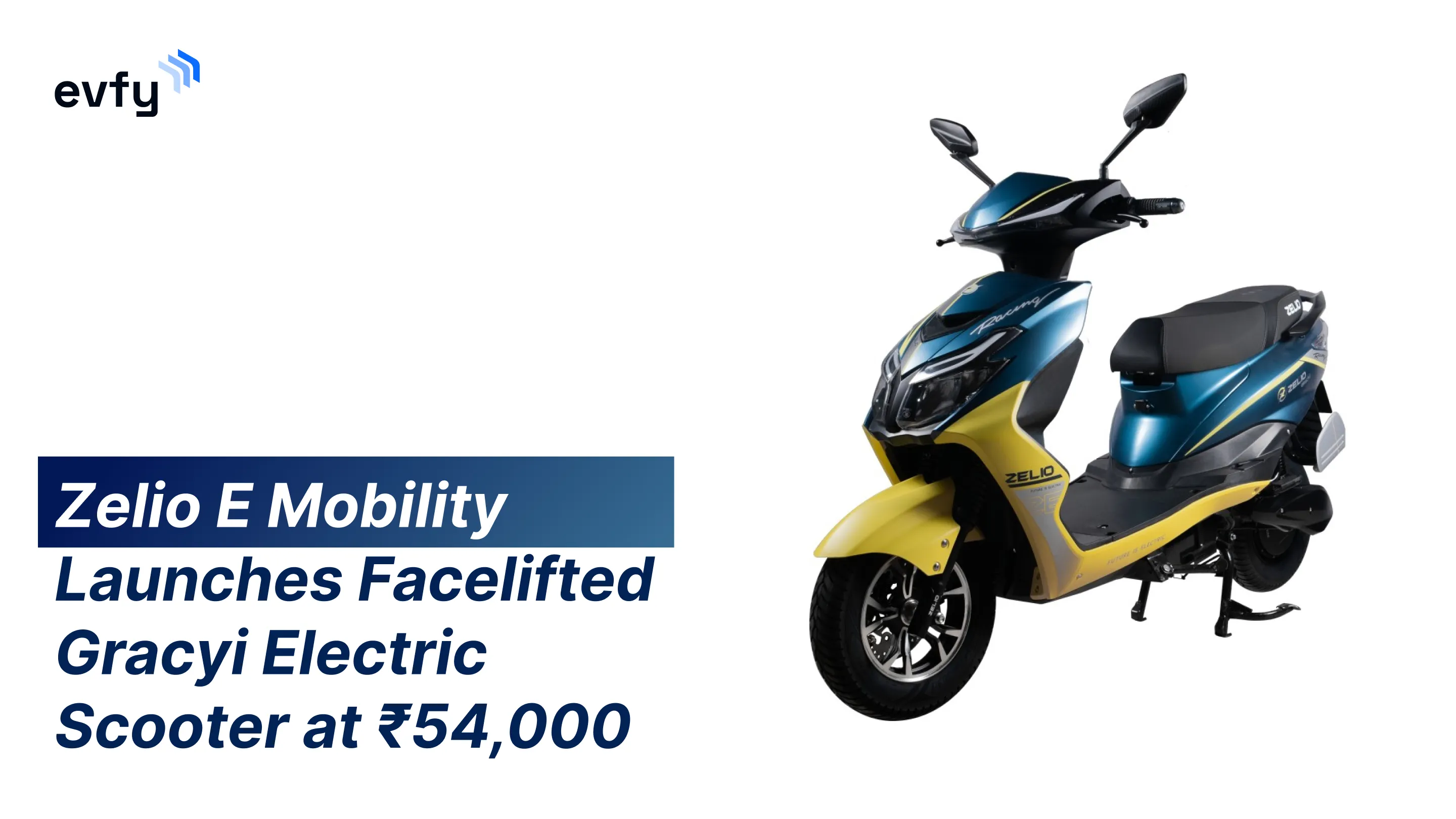 Zelio E Mobility Launches Facelifted Gracyi Electric Scooter at ₹54,000