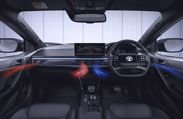 curvv ev dark edition interior