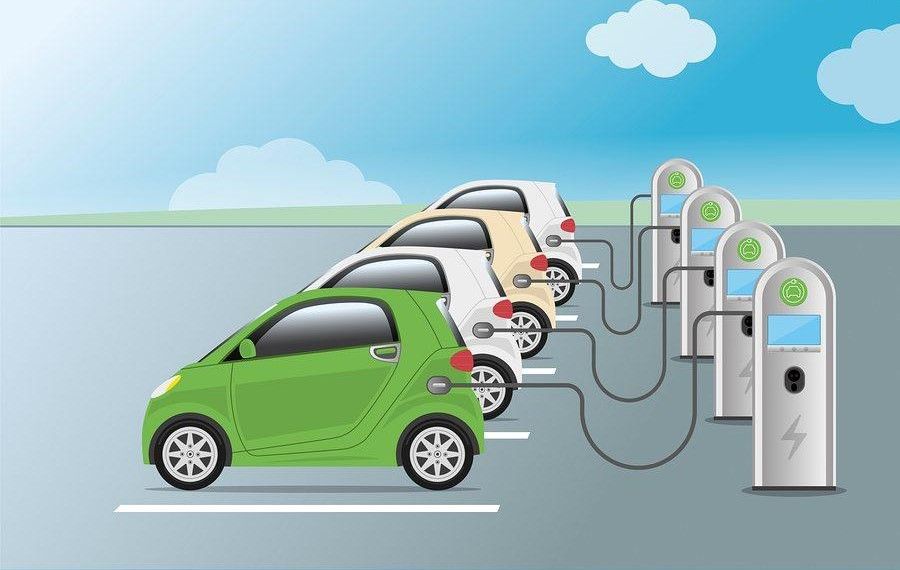 animated car charging station by evfy