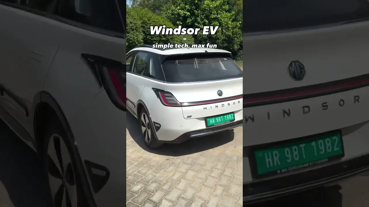 🚗⚡ MG Windsor EV = Simple Tech, Max Fun!