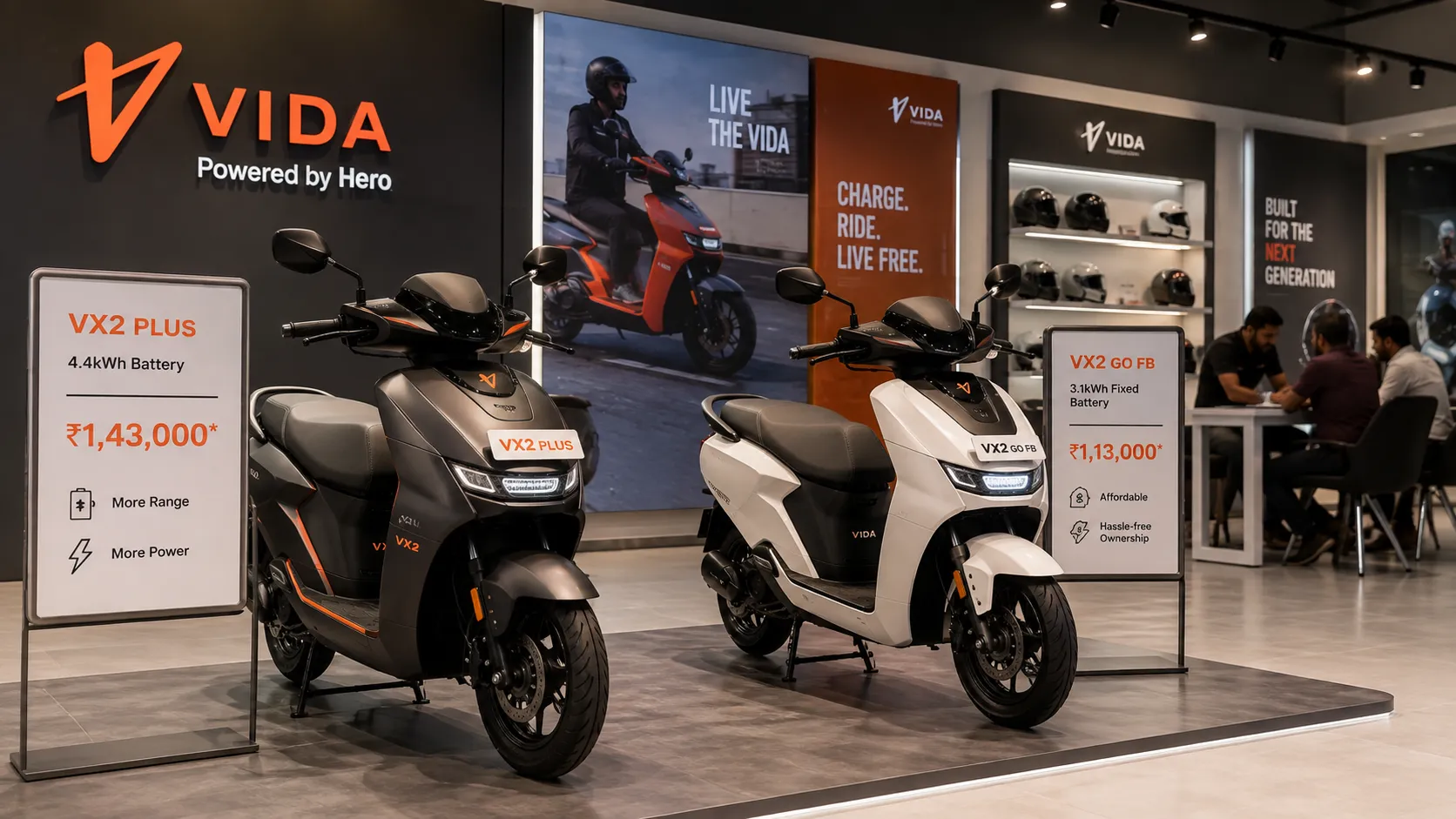 hero vida ev scooter