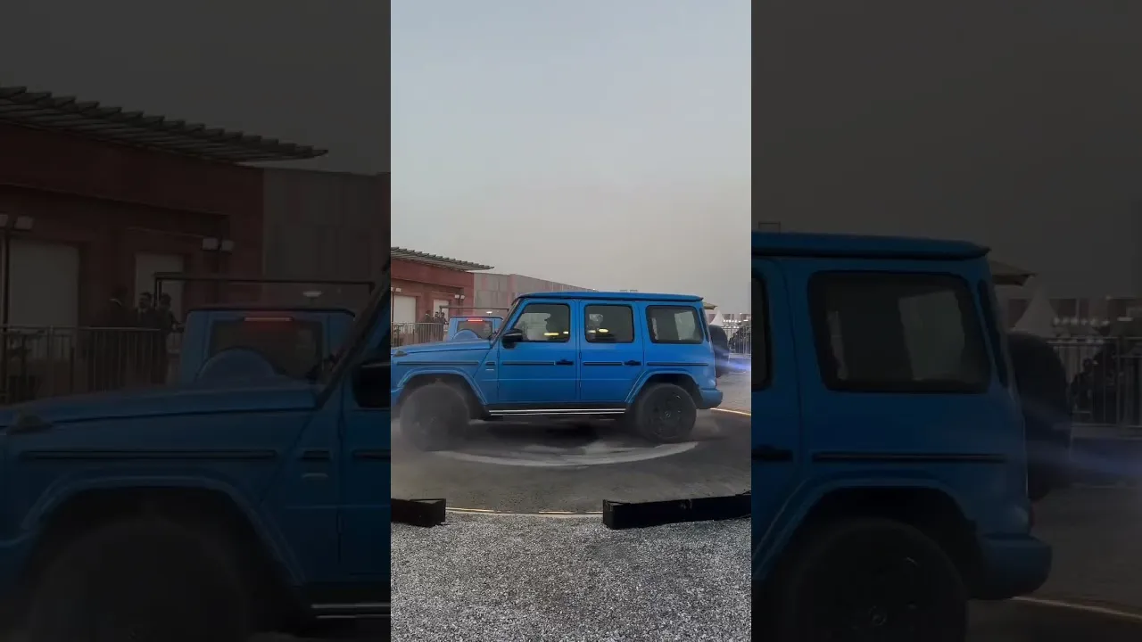 @Mercedes G580  | G-Wagon | G-turn Bharat Mobility Expo 2025 #gwagon