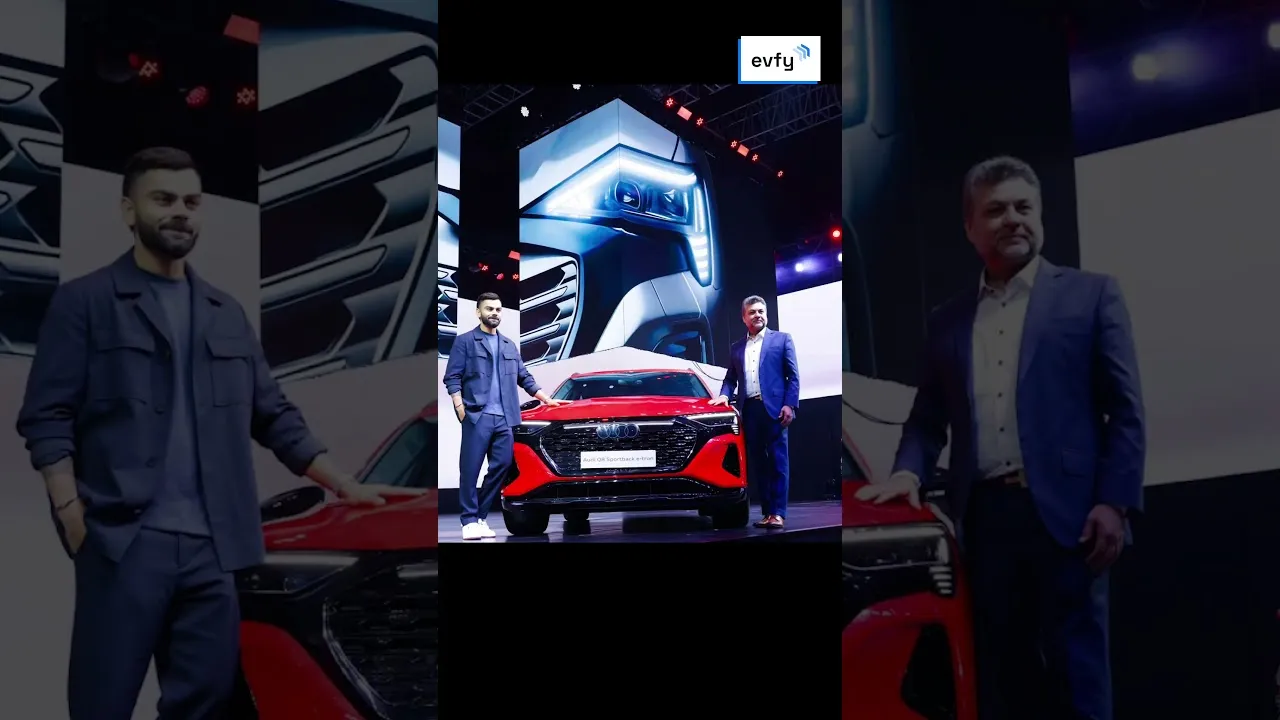 Introducing the @audiindia  Q8 e-tron & Q8 e-tron Sportback, launched by none other than Virat Kohli