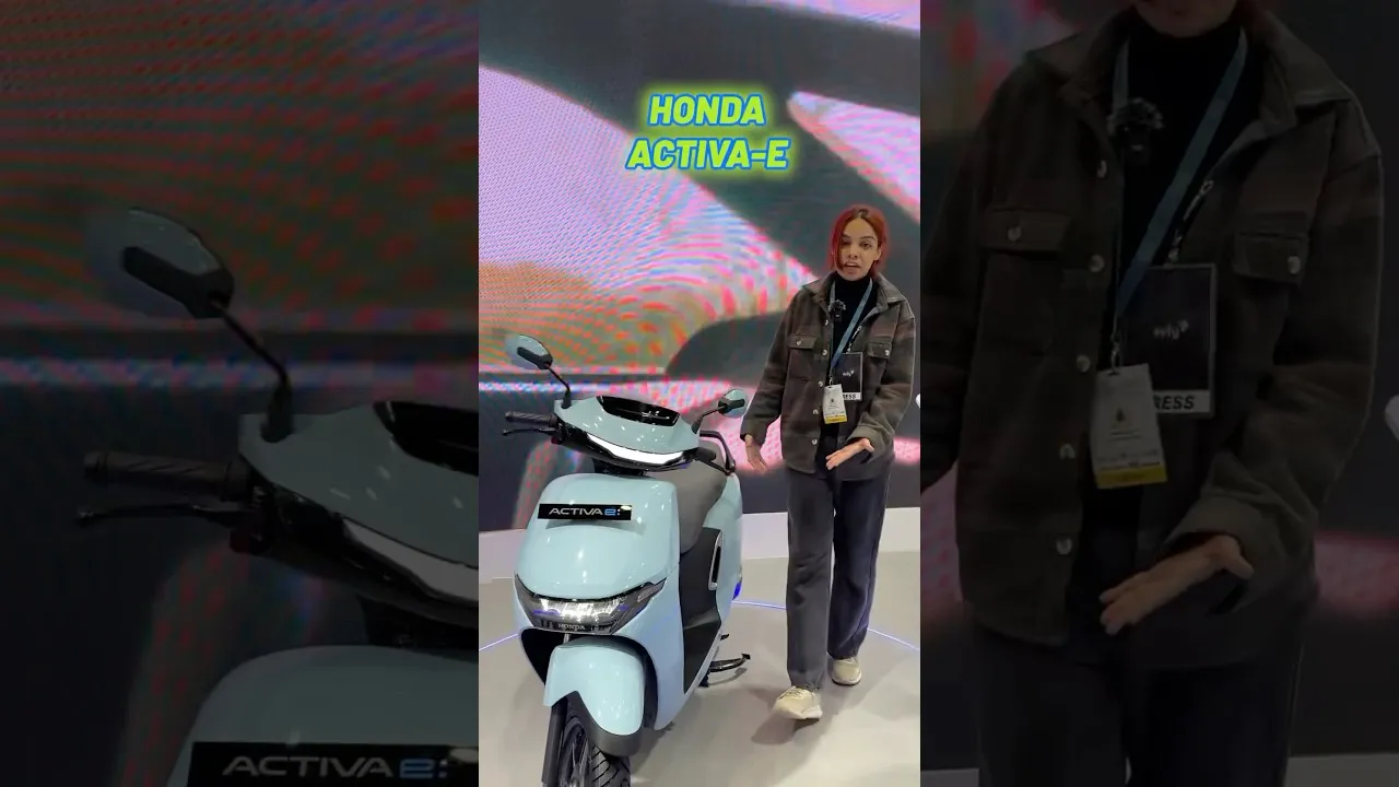 @Honda Activa E | Launched at 1.17 Lakh | Range 102km | Top speed 80kmph | #activaelectric