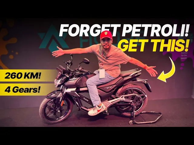 Avore Electric Motorcycle Launched in India ⚡ 260KM Range, 4-Speed Gears & ₹1.25 Lakh Price!