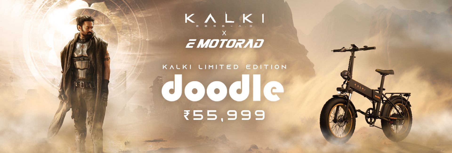 EMotorad Unveils Exclusive "Kalki Limited Edition Doodle" V3 E-Cycle