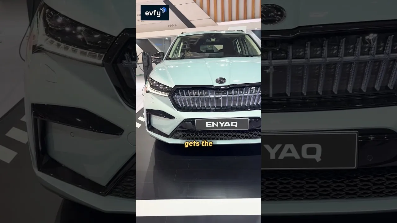 Skoda Enyaq: Skoda's first ever Born Electric Vehicle⚡ @skodaindia @skoda #ev #bharatmobility