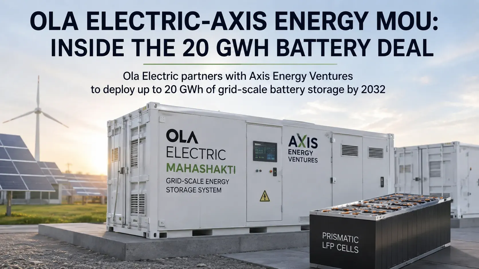 Ola Electric's Axis Energy Deal Is a Bigger Bet Than It Looks: Inside the 20 GWh MoU