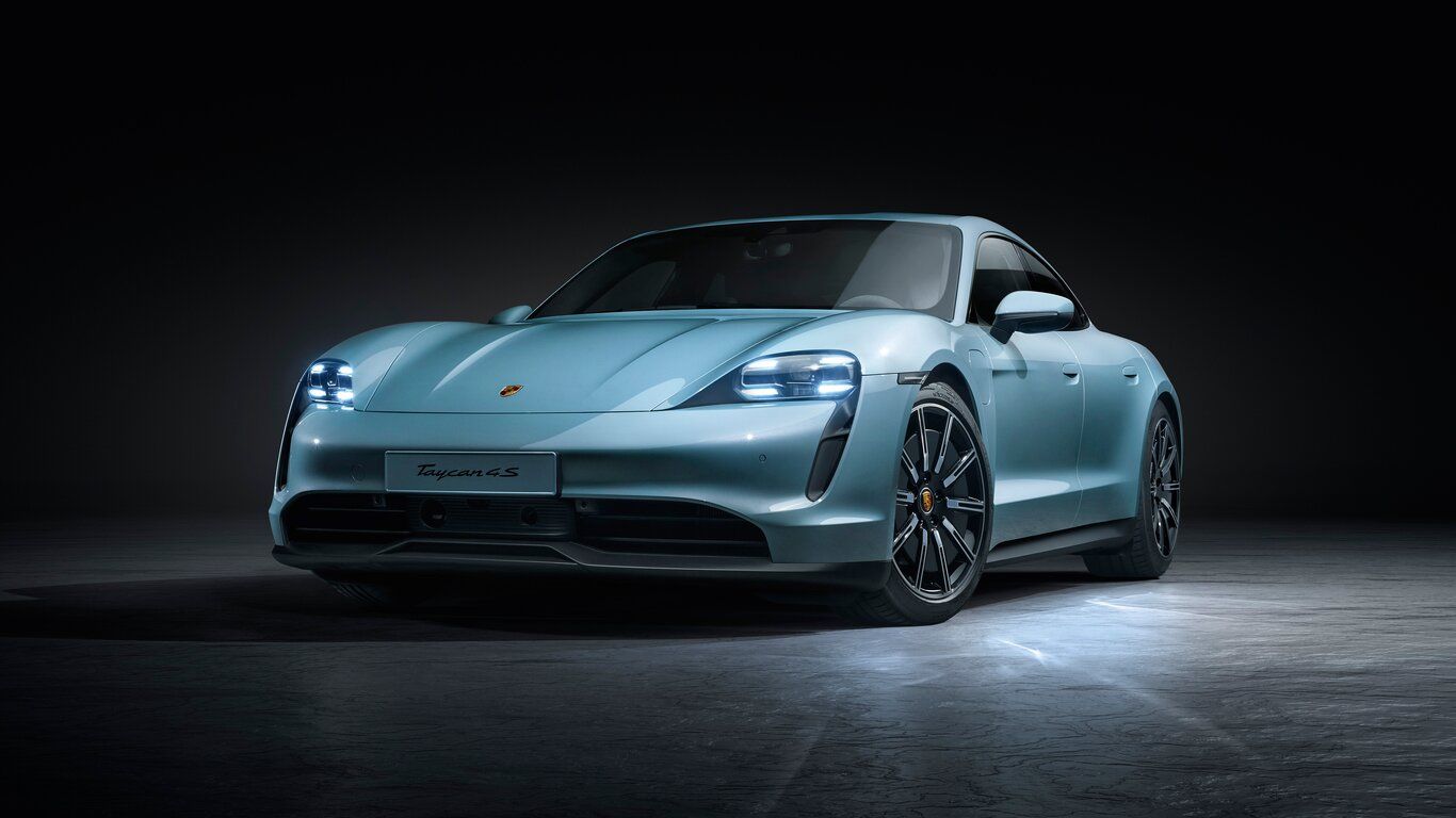 porsche taycan front view