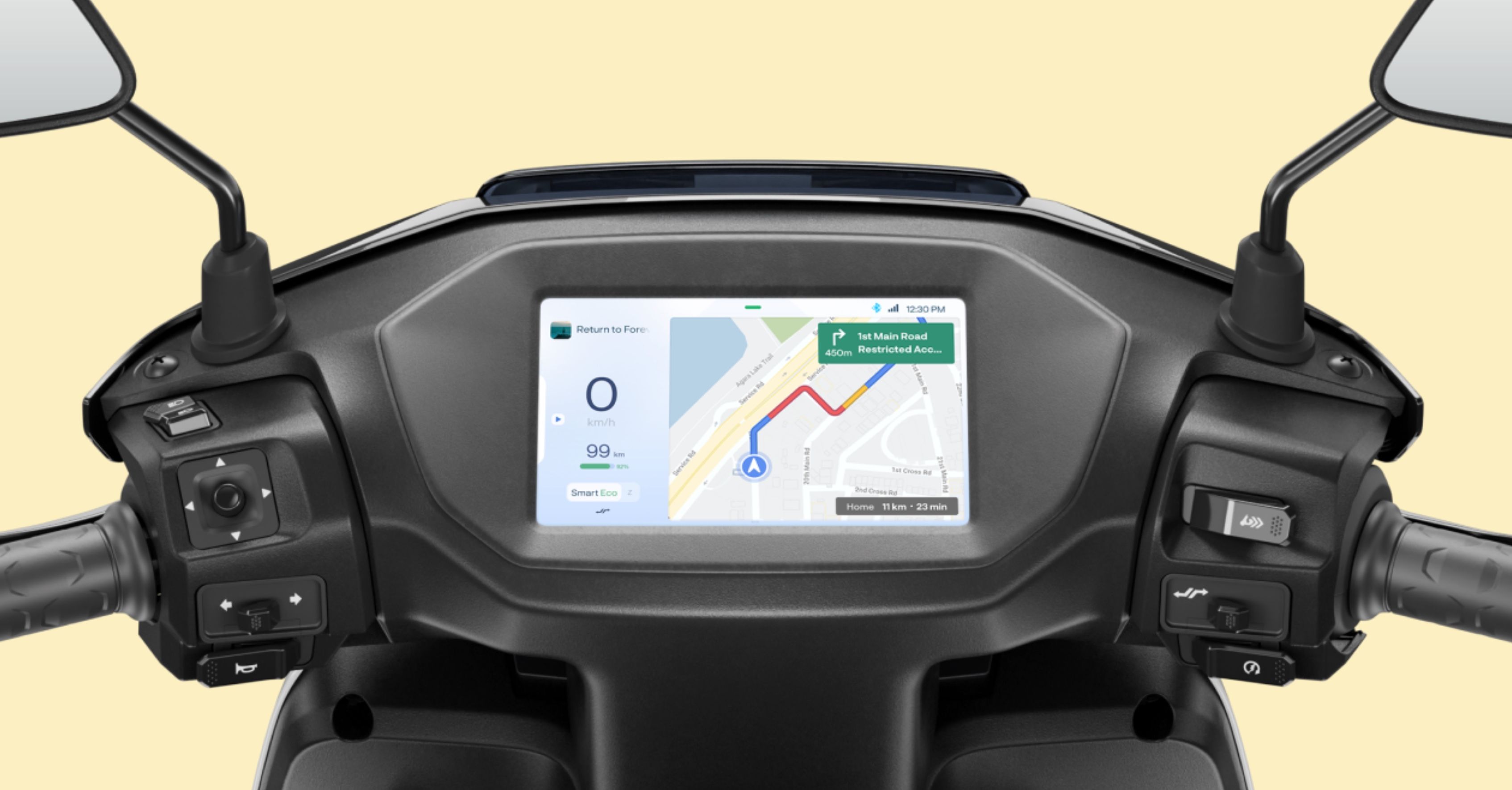 ather rizta display screen