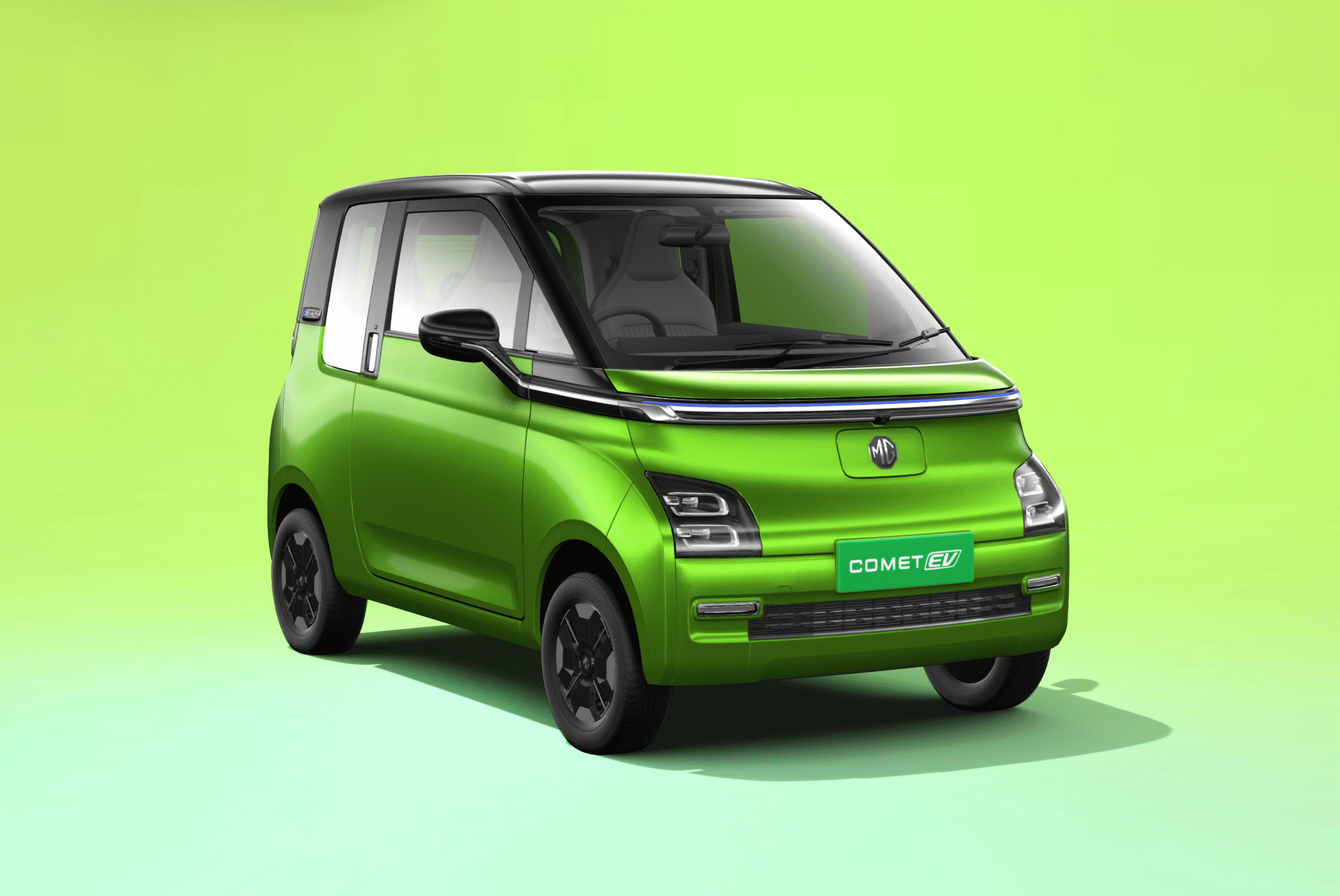 mg comet ev side profile