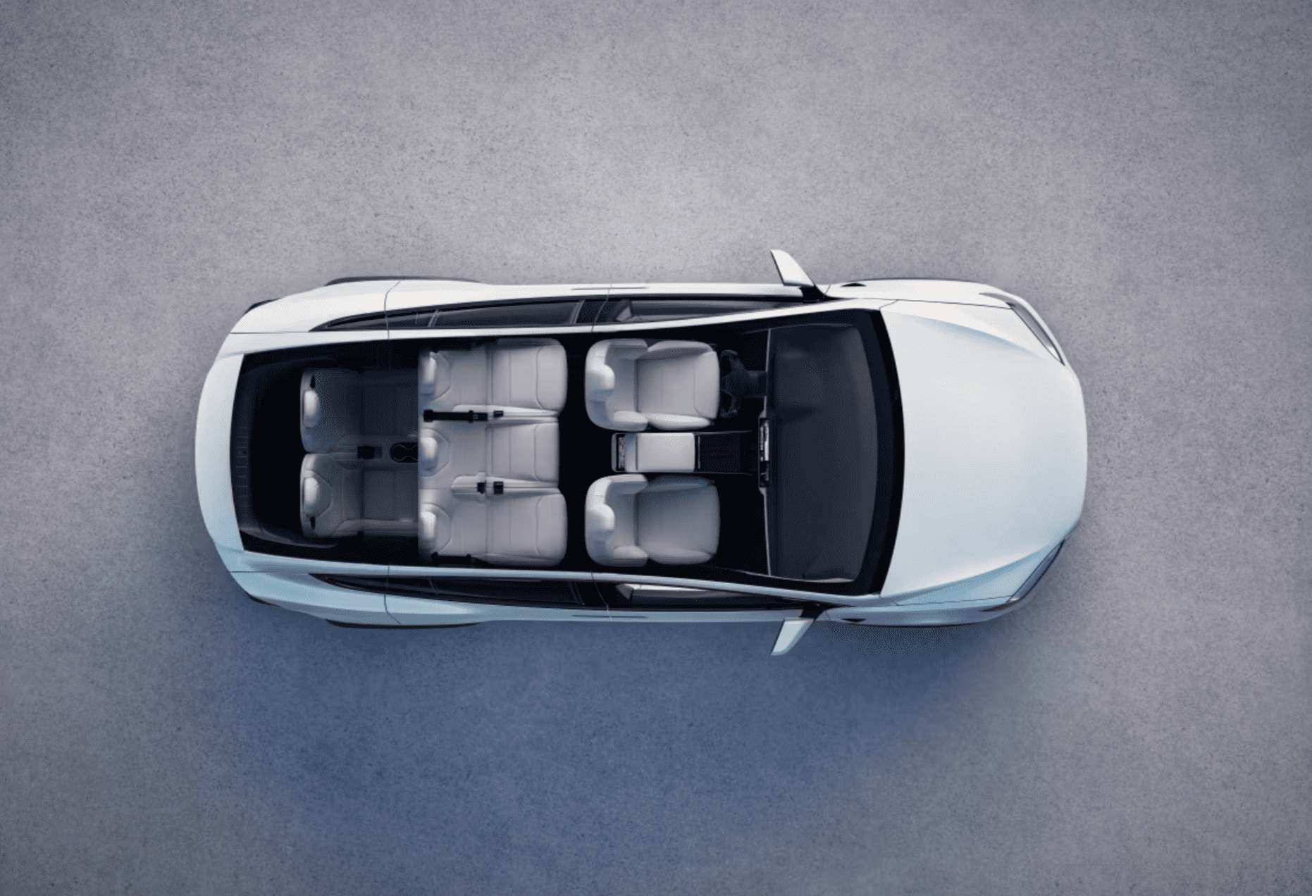 tesla model x top view