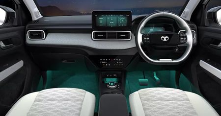 tata punch ev dashboard