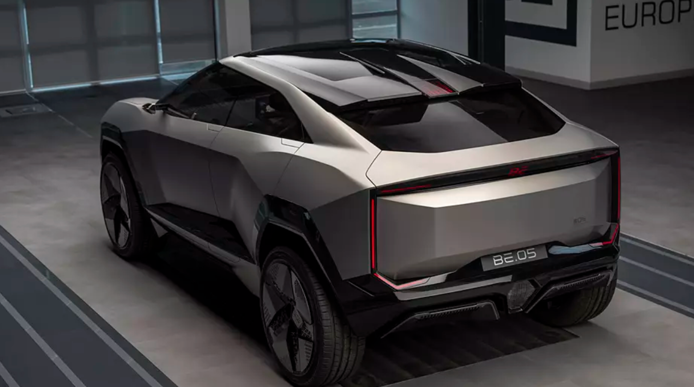 Mahindra BE.05 rear view