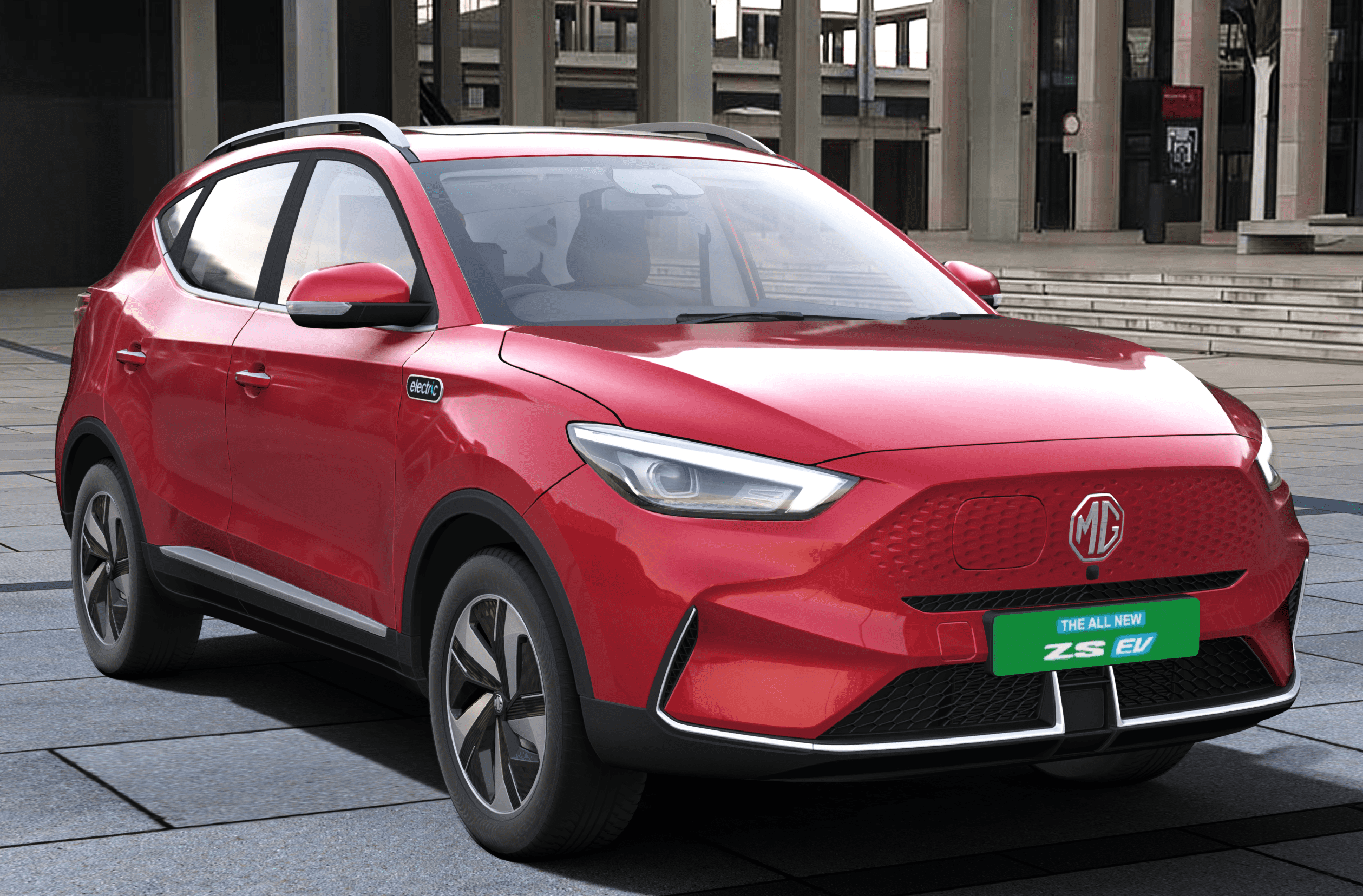MG comet ev front side