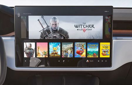 Tesla-Model-S-Ev-Infotainment System Main Menu