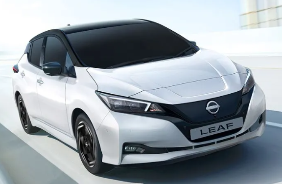 Nissan-Leaf-Ev-Medium Angle Front View