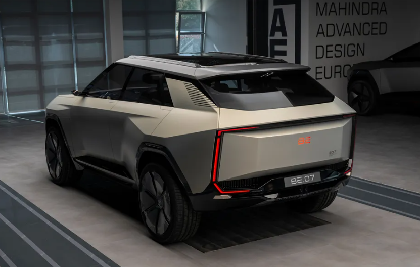 Mahindra-BE.07-Rear Left View