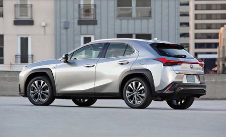 Lexus-UX-Rear Left View Image