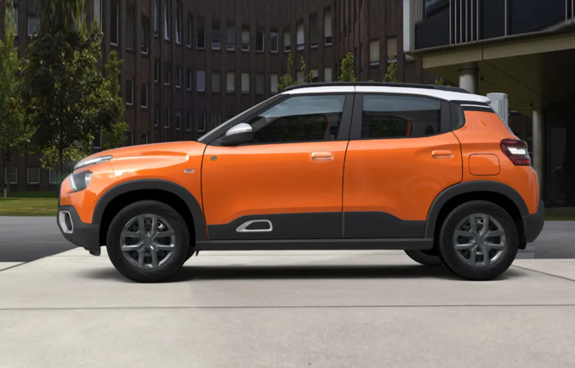 Citroen-Ec3-Left Side View