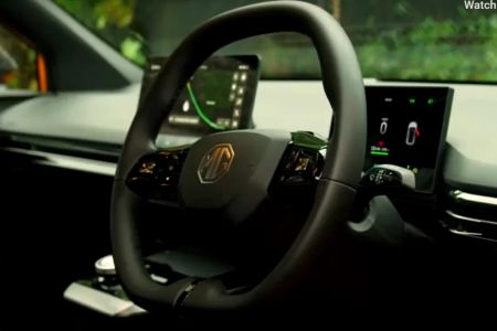 MG-4-Ev-Steering Wheel