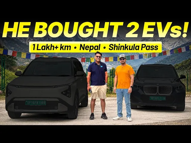 He Drove an EV to Nepal & Shinkula Pass! Then Bought ANOTHER EV Here's Why | BMW iX1 + Kia Clavis EV