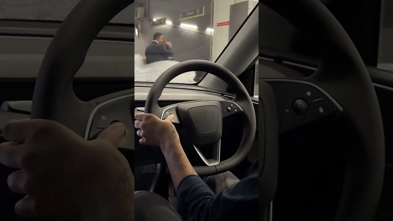 Tesla Model Y Steering Adjustment Demo | Comfort & Tech at Your Fingertips!