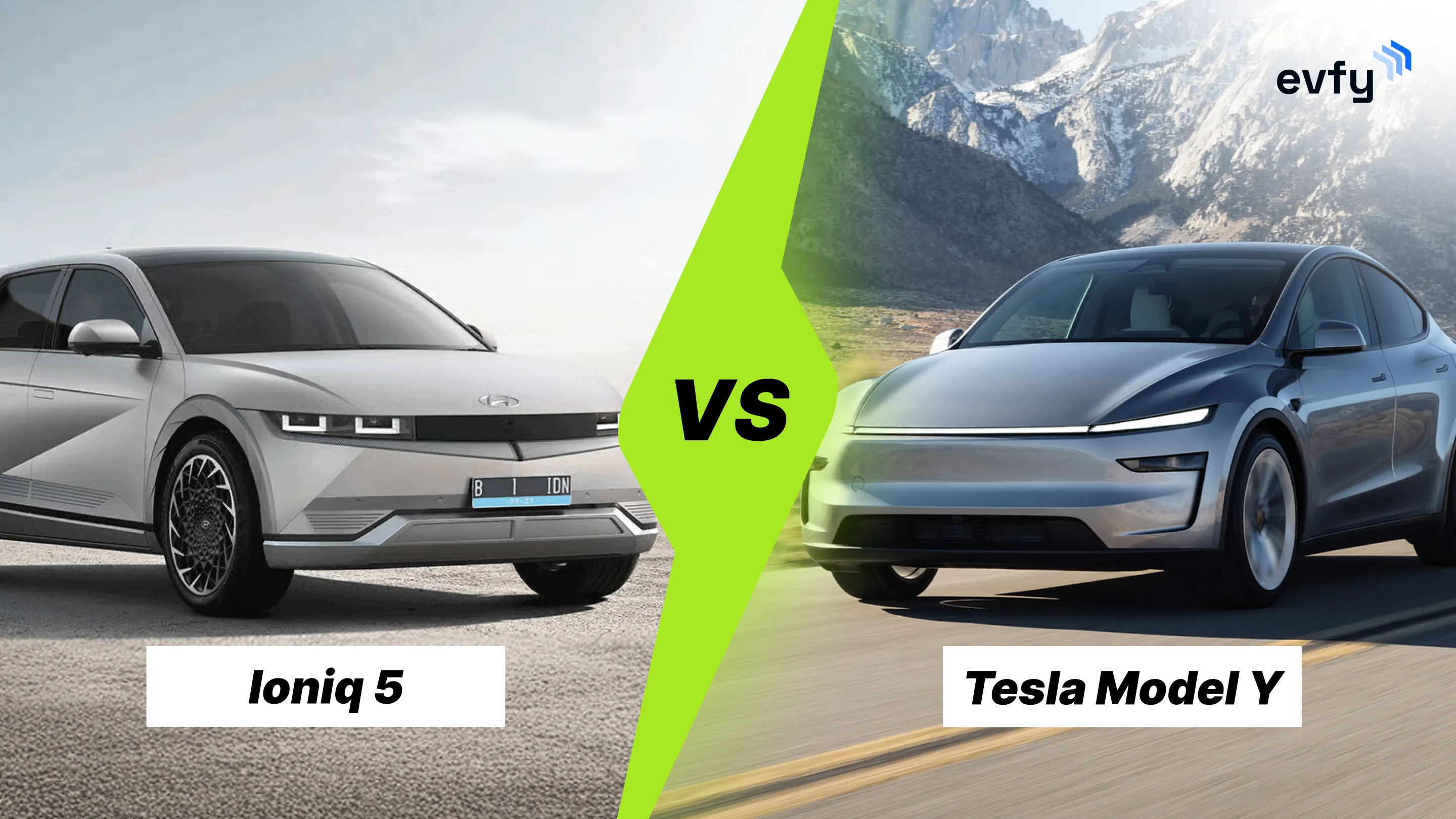 Tesla Model Y Versus Hyundai Ioniq 5